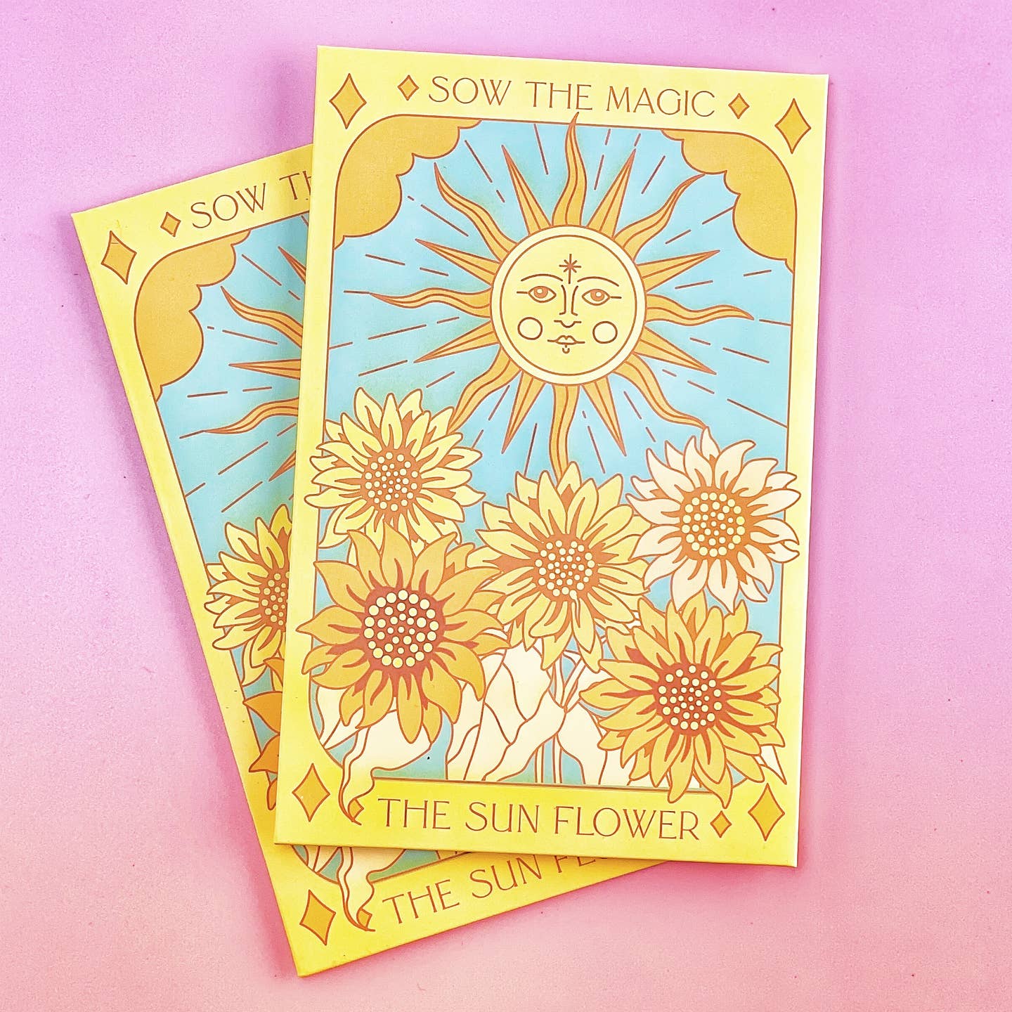 Sow The Magic- Sunflower Tarot Card Seeds