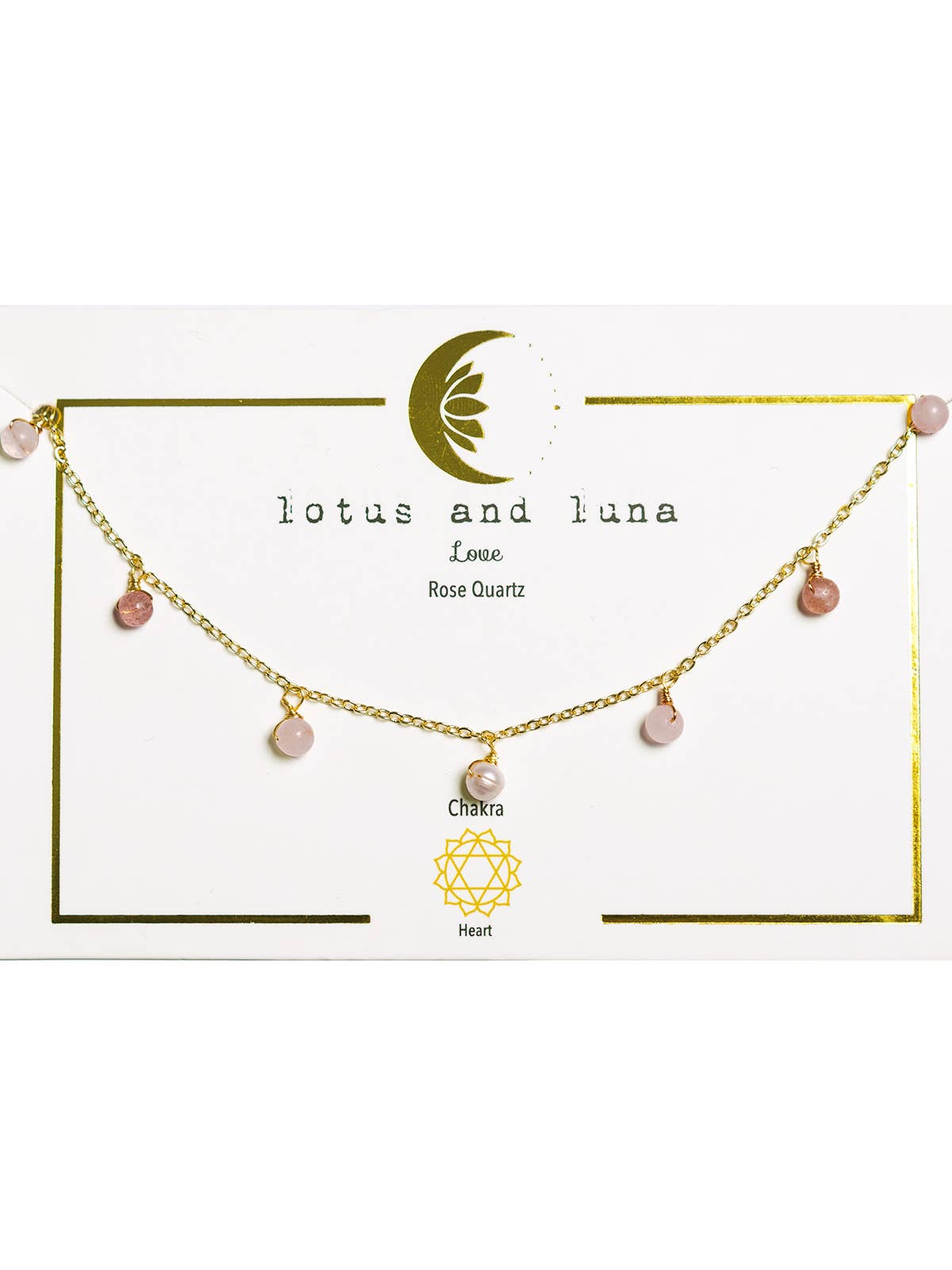 Lotus and Luna: Love Dewdrop Necklace