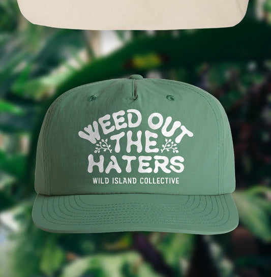 “Weed Out The Haters” Wild Island Collective Merch Hat