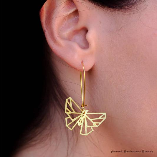 A Tea Leaf - Butterfly Earrings