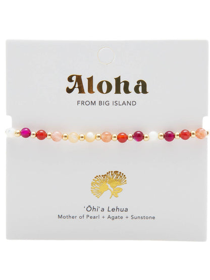 Lotus and Luna: Big Island Hawaii Healing Bracelet