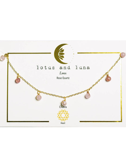 Lotus and Luna: Love Dewdrop Necklace