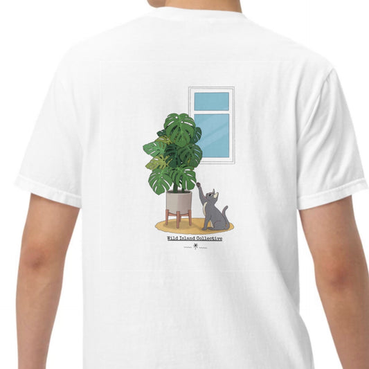 Cat & Monstera Tshirt