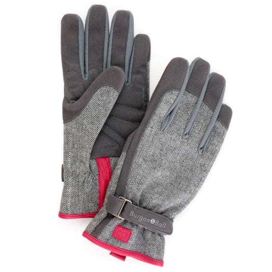 Burgon & Ball - Love the Glove Grey Tweed M/L